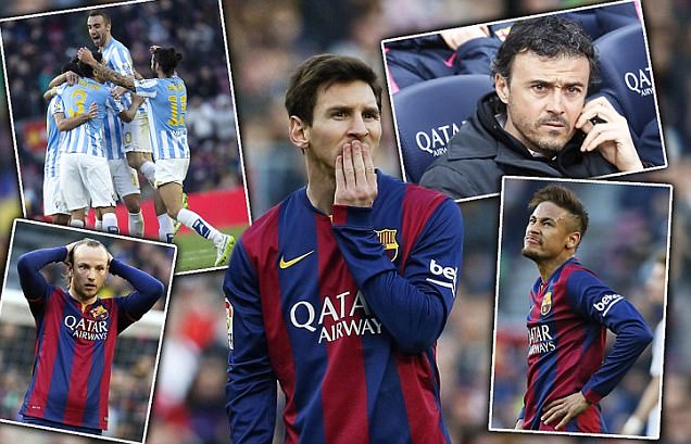 Messi Melempem, Suarez Tak Berdaya... Barca Dipermalukan Malaga